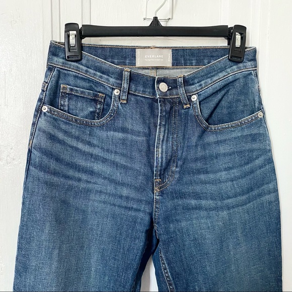 Everlane The High Rise Straight Jean - Picture 4 of 7